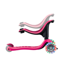 Scooter Globber Go Up Sporty Lights Dark Pink con asiento regulable en 2 alturas