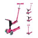 Scooter Globber Go Up Sporty Lights Dark Pink del kit