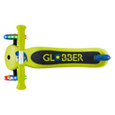 Scooter Globber Primo Lights Lime Green Navy Blue vista superior de la plataforma