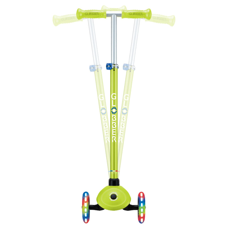 Scooter Infantil Globber Primo Plus Lights Lima Green