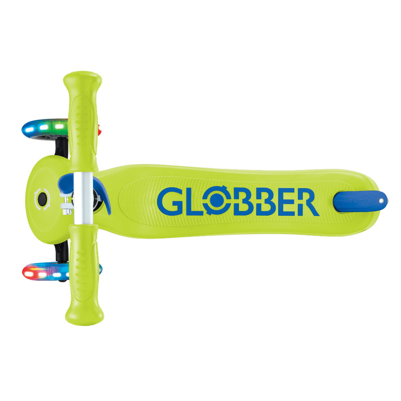 Scooter Infantil Globber Primo Plus Lights Lima Green