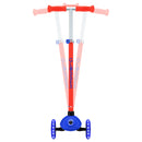 Scooter Globber Primo Plus Lights Neon Blue: se inclina para girar