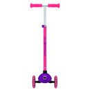 Scooter Globber Primo Plus Lights Neon Pink vista frontal