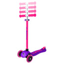 Scooter Globber Primo Plus Lights Neon Pink con manillar regulable en 4 alturas