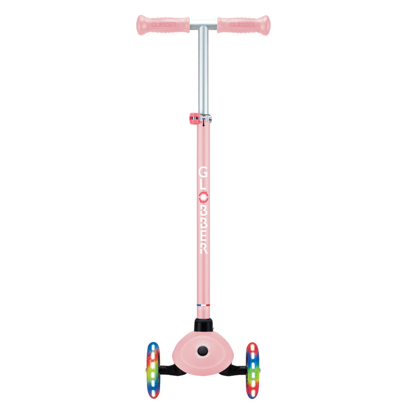 Scooter Infantil Globber Primo Plus Lights Pastel Pink