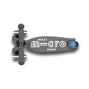 Scooter Micro Maxi Deluxe Led Plegable Gris