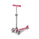 Scooter Micro Mini Deluxe Led Brilla de Noche Rosado