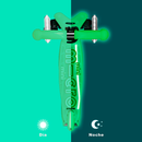 Scooter Micro Mini Deluxe Led Brilla de Noche Verde