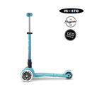 Scooter Mini Deluxe LED Plegable Aqua