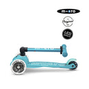 Scooter Mini Deluxe LED Plegable Aqua