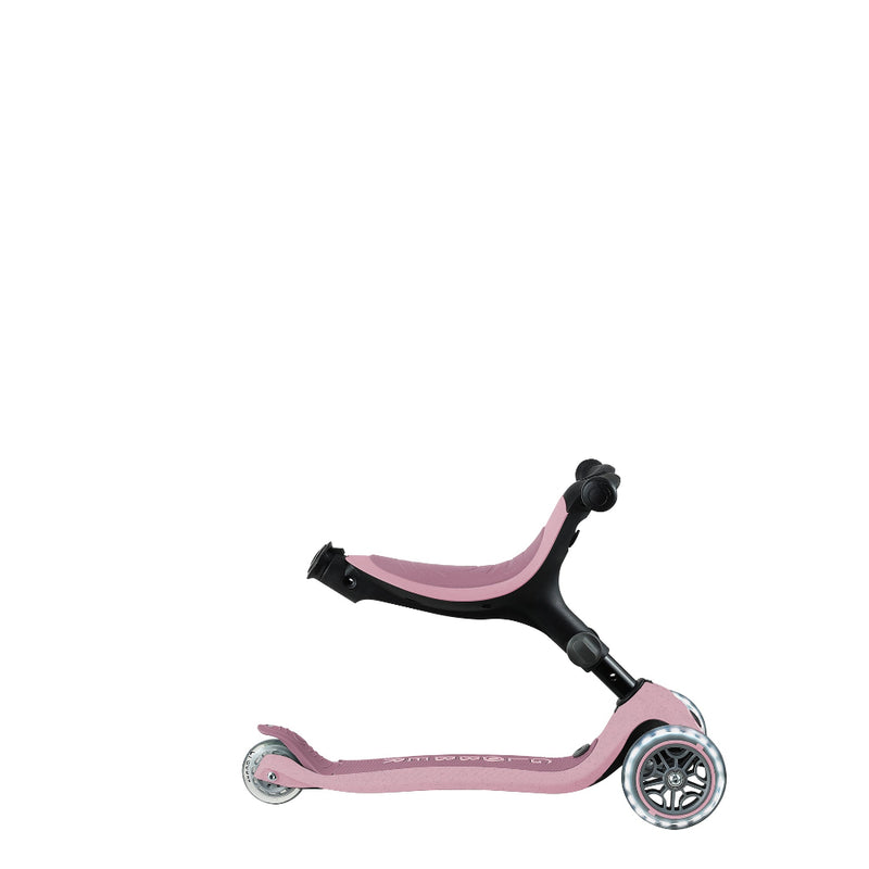 Scooter 3 en 1 Globber Go Up Lights Ecologic con Luces LED Berry