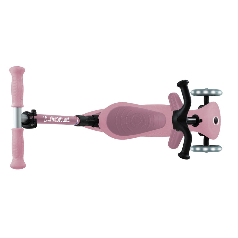 Scooter 3 en 1 Globber Go Up Lights Ecologic con Luces LED Berry