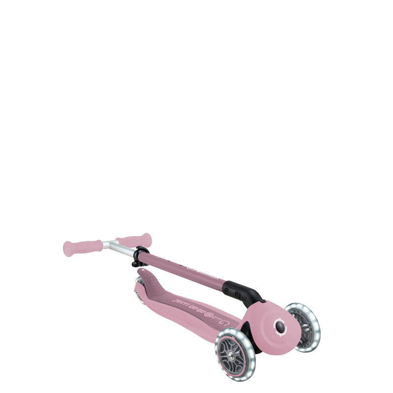 Scooter 3 en 1 Globber Go Up Lights Ecologic con Luces LED Berry