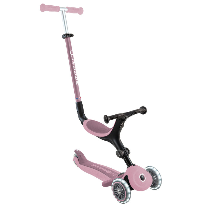 Scooter 3 ruedas Globber Go Up Ecologic Berry con luces 3 en 1, niños