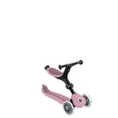 Scooter 3 en 1 Globber Go Up Lights Ecologic con Luces LED Berry