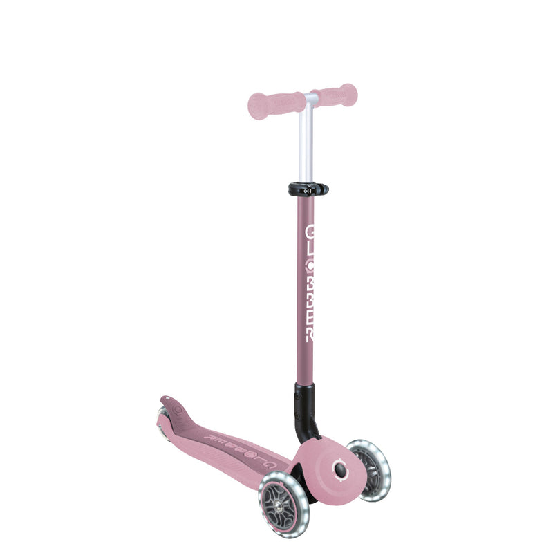 Scooter 3 en 1 Globber Go Up Lights Ecologic con Luces LED Berry