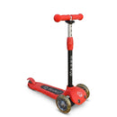 Scooter Infantil Ajustable Happy  3 Ruedas con Luces LED Red