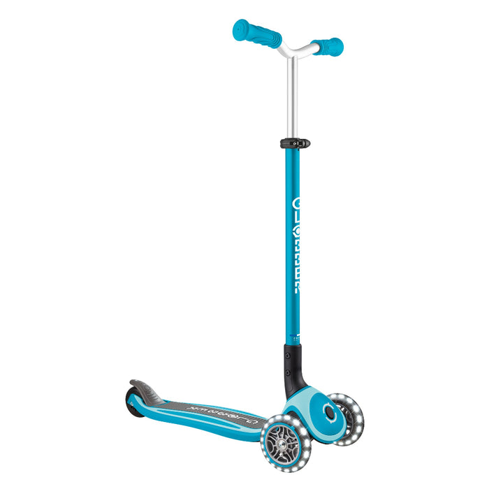 Scooter 3 ruedas Globber Maxi Navy con luces, niños, azul