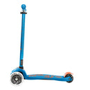 Scooter Maxi Deluxe LED Celeste