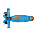 Scooter Maxi Deluxe LED Celeste