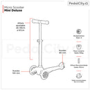 Scooter Micro Mini Deluxe Rosado