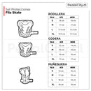 Set de protecciones Fila Skate Black