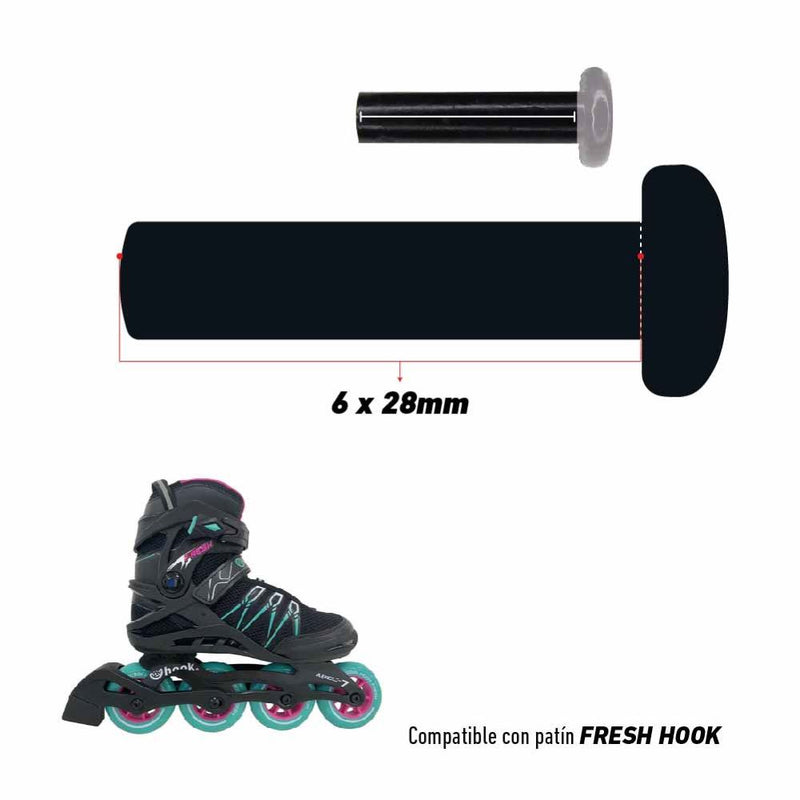 Set 4 pernos para patines Hook Fresh
