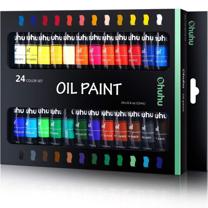 Set de 24 pinturas al Óleo Ohuhu