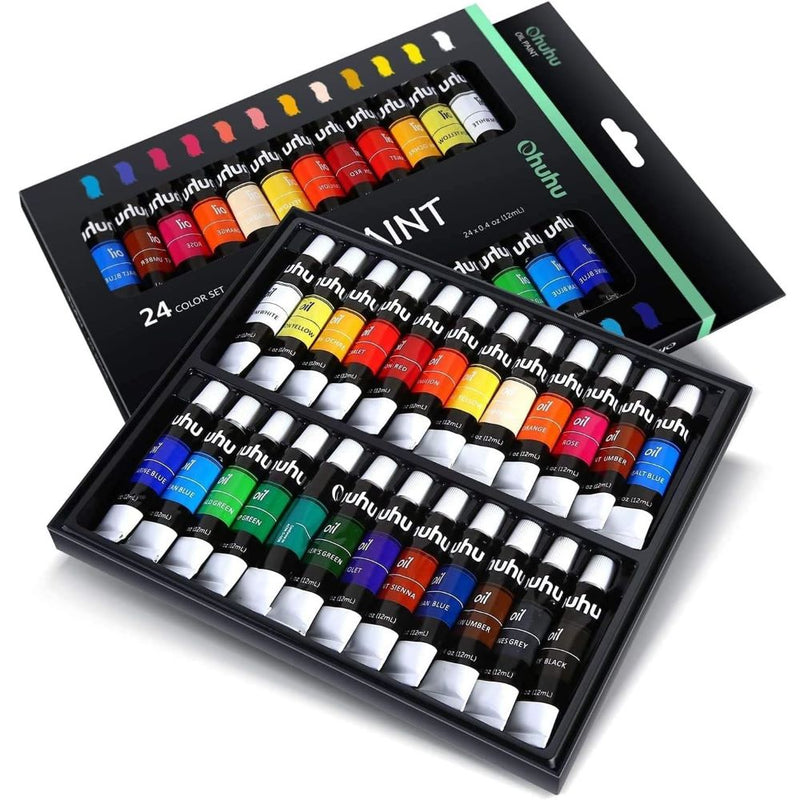 Set de 24 pinturas al Óleo Ohuhu