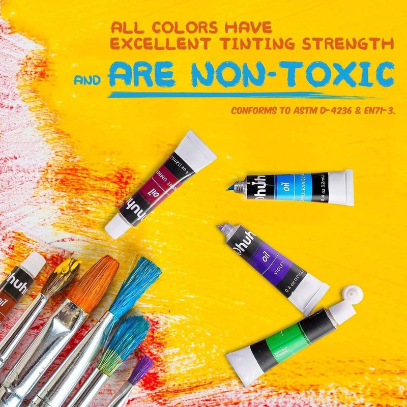 Set de 24 pinturas al Óleo Ohuhu