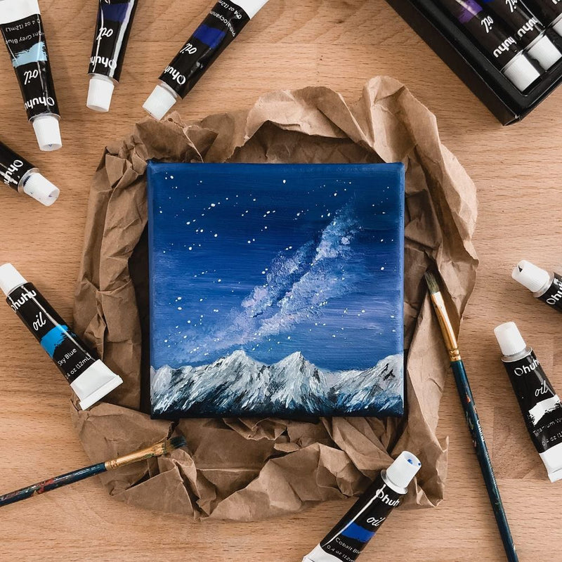 Set de 24 pinturas al Óleo Ohuhu