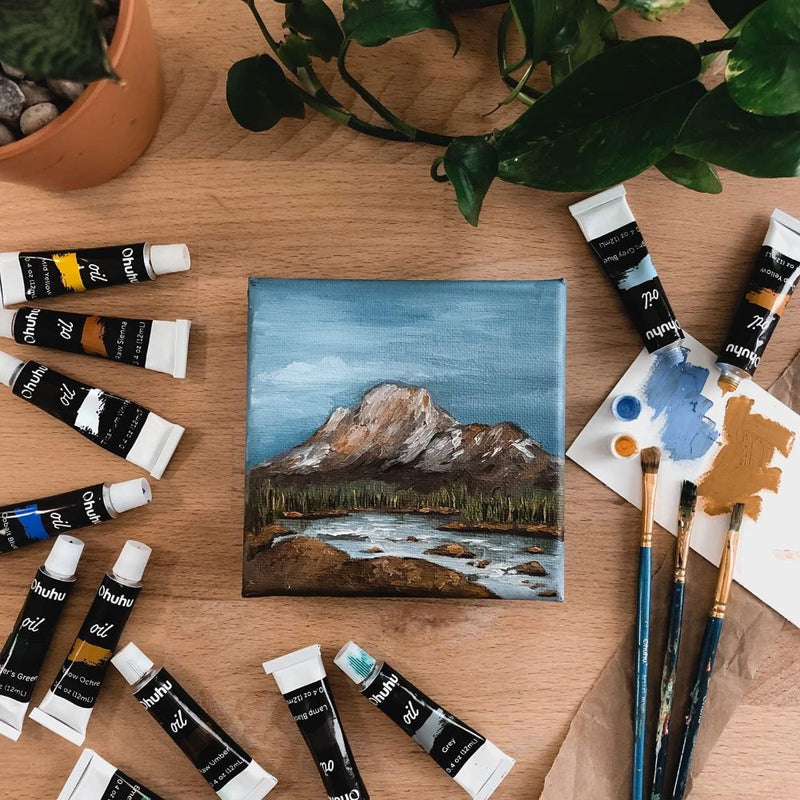 Set de 24 pinturas al Óleo Ohuhu