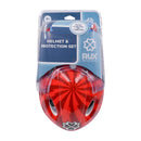 Set de casco + protecciones infantiles Rux Red