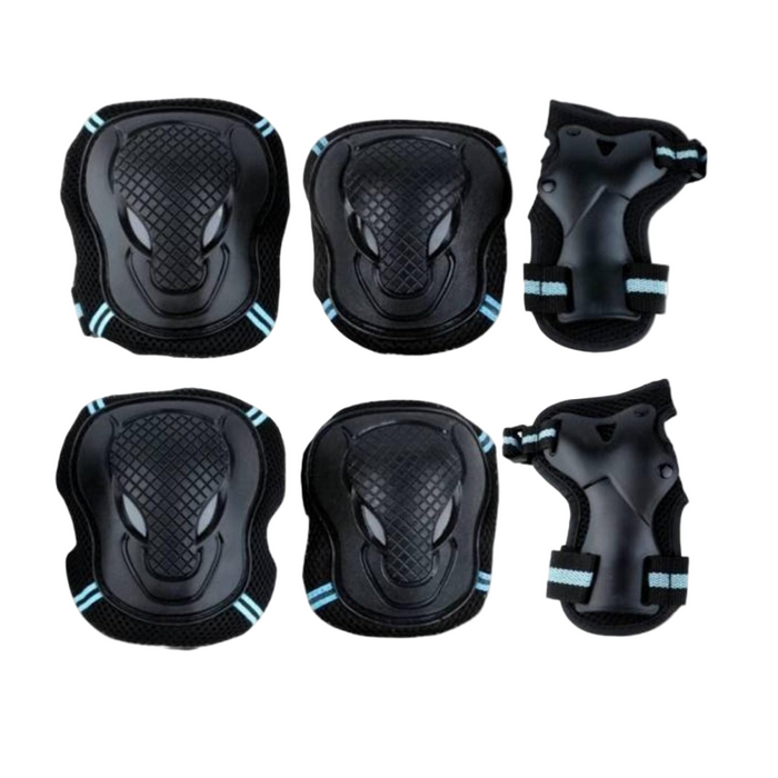 Set de protecciones Basic adultos azul