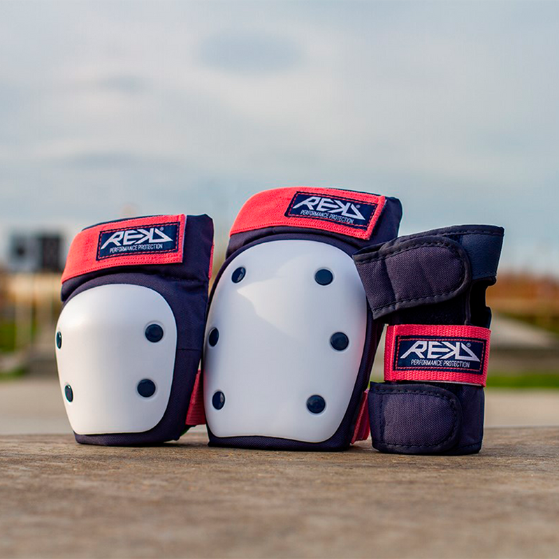 Set de protecciones Heavy Duty Blue/Pink