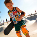 Set de protecciones Junior OnWheels Naranjo