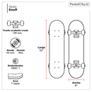 Skate Logo Stain Enuff Teal