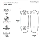 Skate Shorty Pink Palm