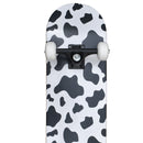 Skate Cow print Black White 7.8"