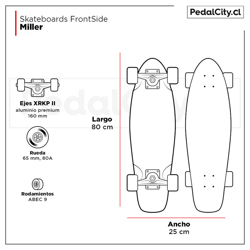 Skateboards FrontSide 31.5"