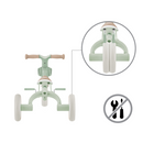 Triciclo evolutivo Globber 3 en 1 Plus Pistachio vista frontal: cambia de modo sin herramientas