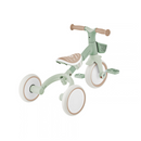 Triciclo evolutivo Globber 3 en 1 Plus Pistachio con pedales, vista en ángulo