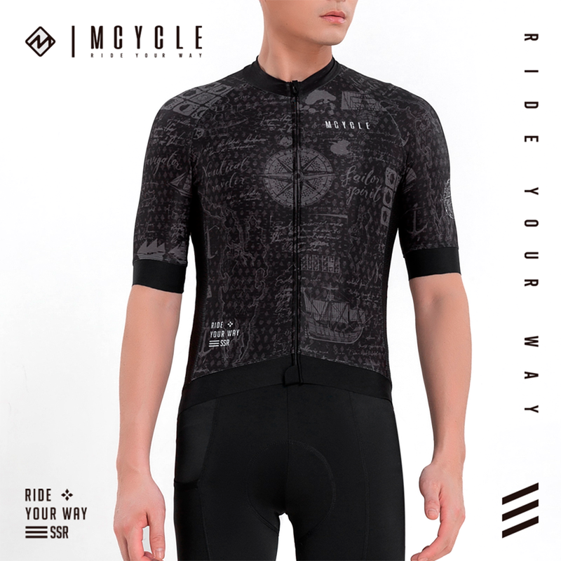Tricota manga corta Mcycle MY147 black