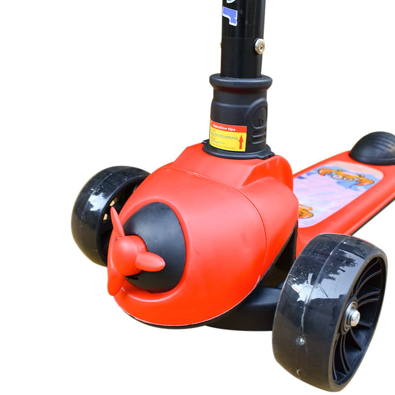 Triscooter con Asiento Plegable Cangrejo Roja