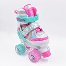 Patines Quad infantiles Pink Magic Stars Ruedas LED