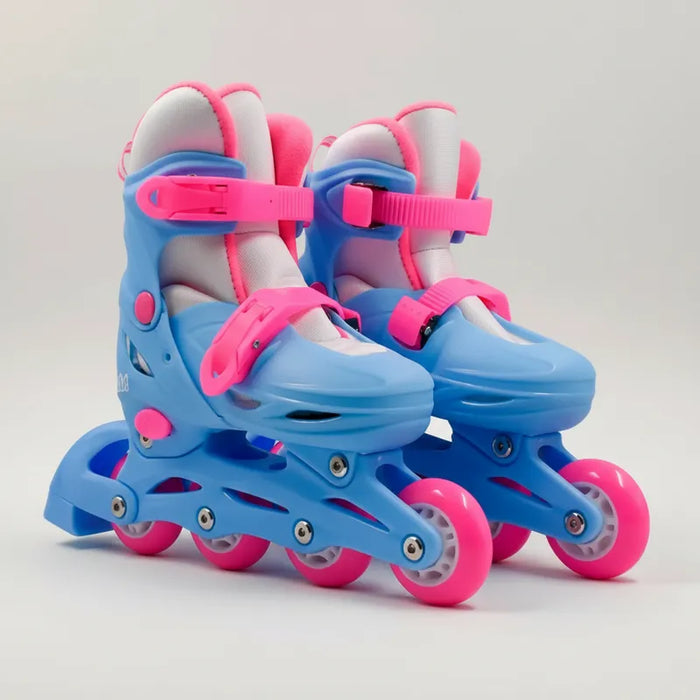 Patines en línea Onwheels niños pasteles y azules