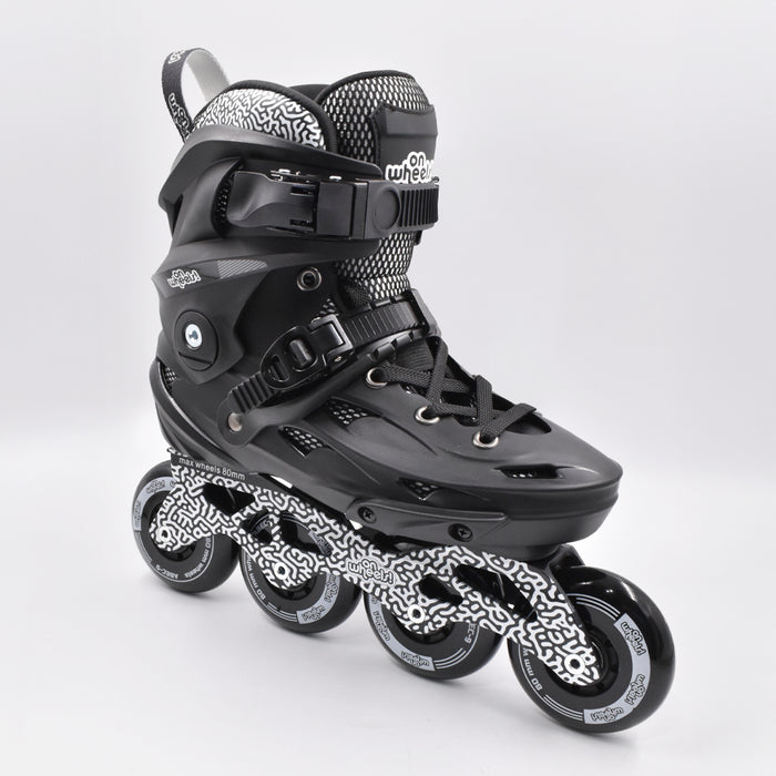 Patines Freeskate OnWheels Negro C9 80MM