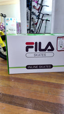 Video de los patines en línea Fila J-ONE rojos y su caja