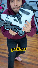 Video de los patines freeskate Hook Skull blancos en uso y en detalle