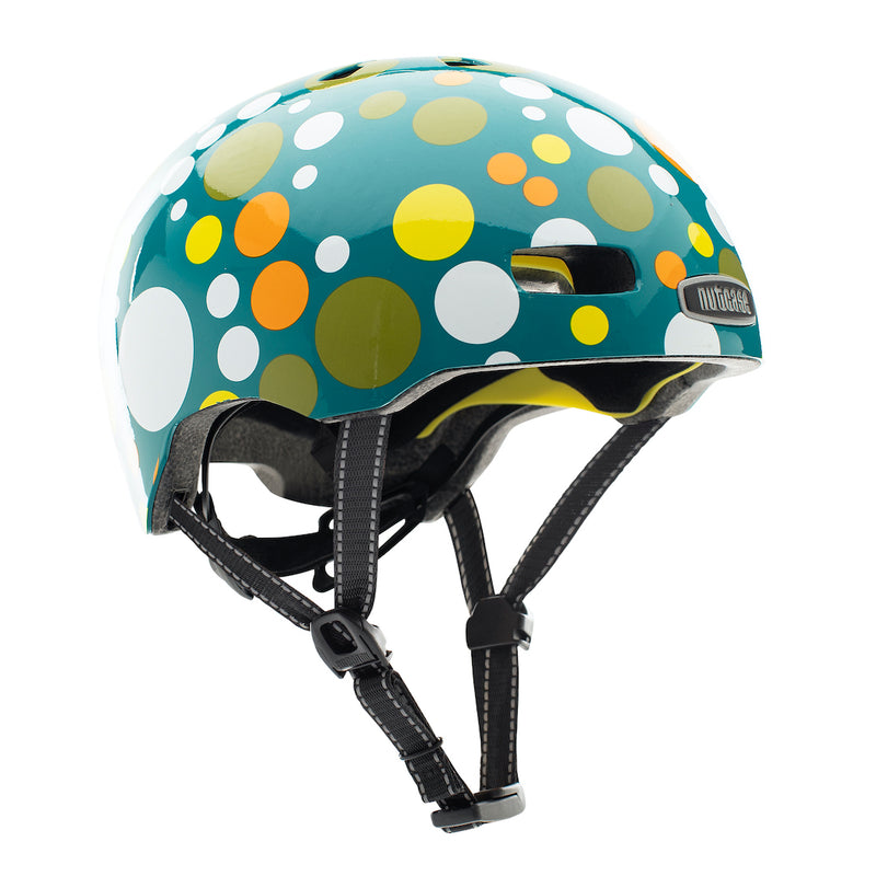 Casco Nutcase Street Polka Face MIPS + campanilla